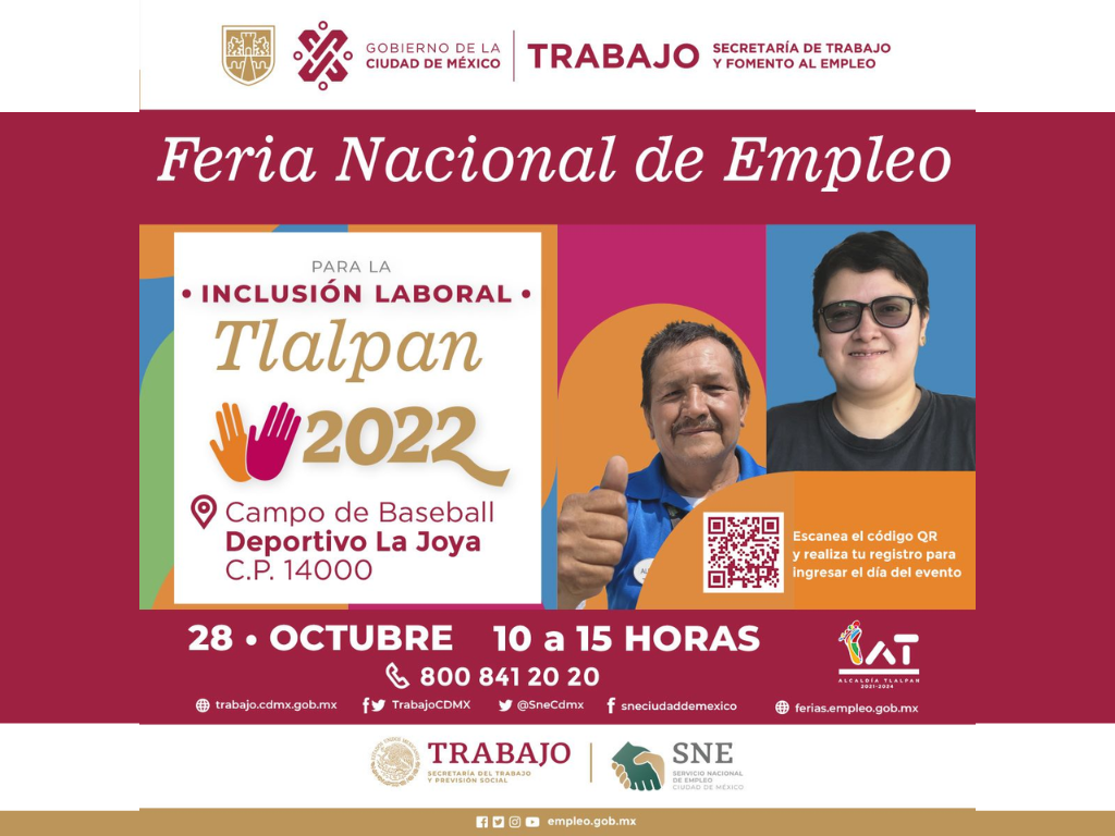 Feria Nacional de Empleo para la Inclusión Laboral
